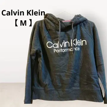 캘빈 클라인 [M] 블랙 후드티 숏 기장