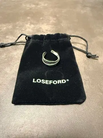 LOSEFORD 실버 925 페더 반지