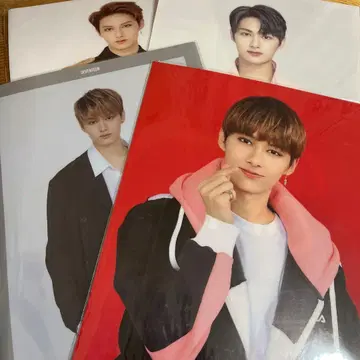 SEVENTEEN 준 JUN 클리어 파일 4개 세트