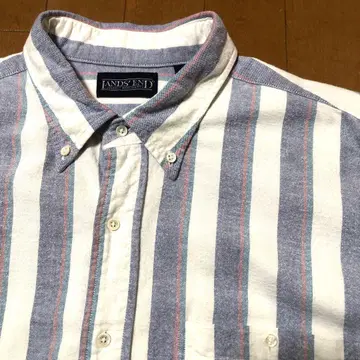 랜즈 엔드 스트라이프 셔츠 usa 90s XL
