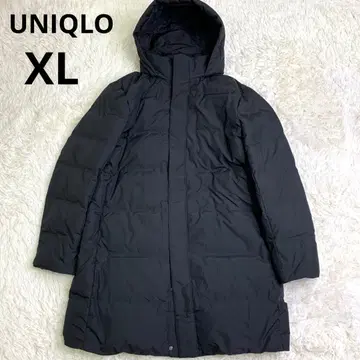 새상품급 UNIQLO 심리스 다운 코트 남성용 XL 41990 블랙
