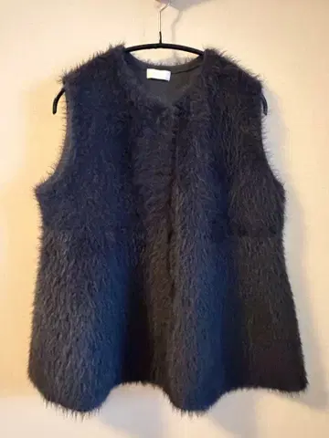 Ballsey 다크 블루 퍼 베스트