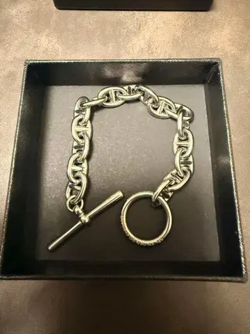 LOSEFORD 스테인리스 소재 체인 팔찌 토글식