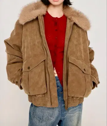 SLY WASHED PUFFER 블루종 M/BEG