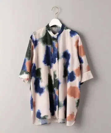 BEAUTY & YOUTH 멀티 컬러 반팔 셔츠