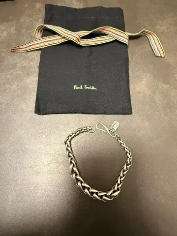 Paul Smith 실버 체인 팔찌