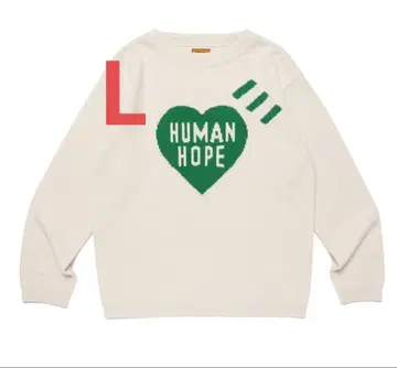 HUMAN HOPE HEART KNIT SWEATER BTS HOPE