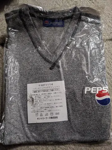 PEPSI KF1114 V넥T셔츠 그레이 새상품