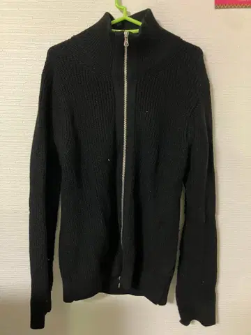 TOMORROWLAND 집업 블랙 니트 스웨터