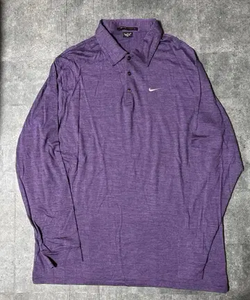 NIKE 타이거 우즈 긴팔 울 피케 셔츠