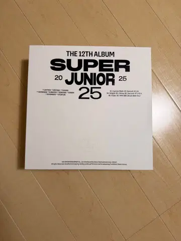 슈퍼주니어 25ver 내용물 전부 들어있습니다. 트레이딩 카드 희철