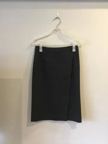 Bailley 그레이 울 스커트 사이즈 32