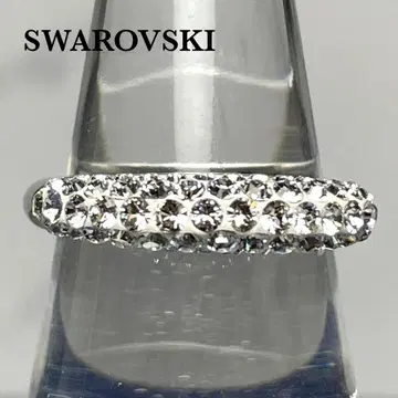 박스 포함 SWAROVSKI 스와로브스키 반지 58 스톤 장식