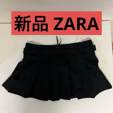 새상품 ZARA 스커트 여성용 블랙 L