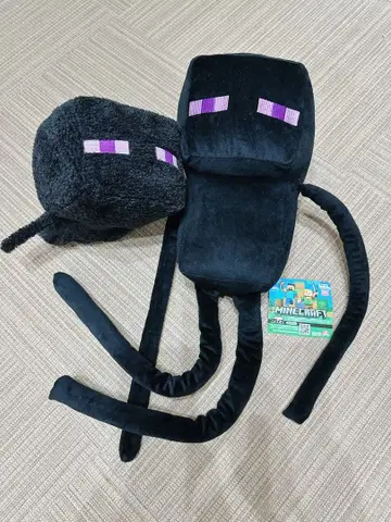 마인크래프트 엔더맨 BIG 봉제 인형 누워있는 봉제 인형 세트
