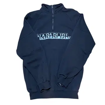 Napapijri 나파피리 하프 지퍼 맨투맨 L 사이즈