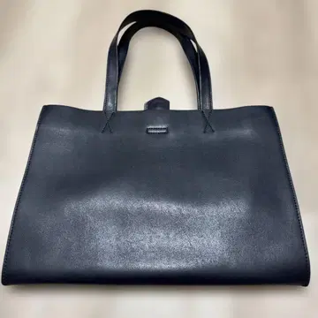 BananaRepublic 네이비 가죽 토트백