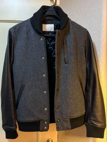 어반 리서치 iD 바시티 자켓 블랙 라무 IDENTITY IDEA