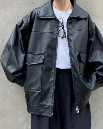 인조 가죽 2WAY 스탠드 블루종