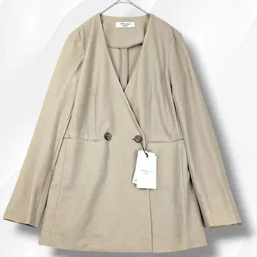 새상품 최근 INED 정가 4.73엔 이네드 노카라 자켓 더블