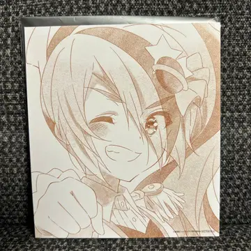 좀비 랜드 사가 입장객 혜택 그려낸 미니 색지풍 카드 니카이도 사키