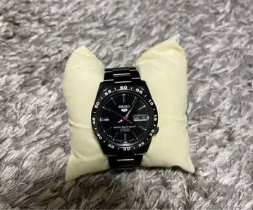 SEIKO SEIKO5 블랙 번개 SNKE03K1 자동 와인딩