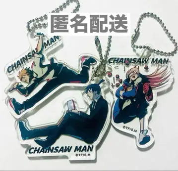 체인소 맨 아크릴 키링 덴지 아키 파워