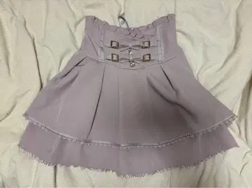 2단 리본 벨트 치마바지 리즈리사 LIZLISA