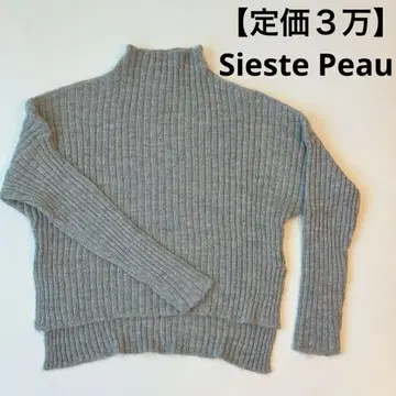 [ 정가 3만 ] 알파카 100% Sieste Peau 니트