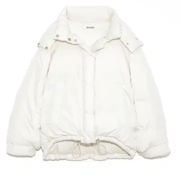 snidel 후드 다운 코트 미들 프렌치 다운