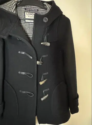 LONDON Tradition 더플 코트 블랙