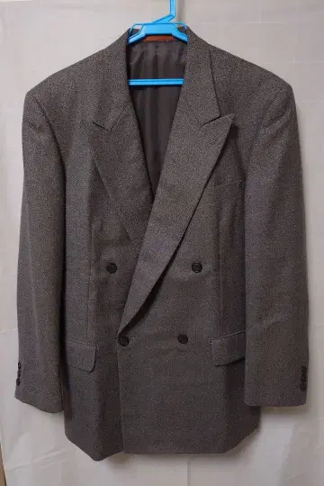 자켓 더블 그레이
