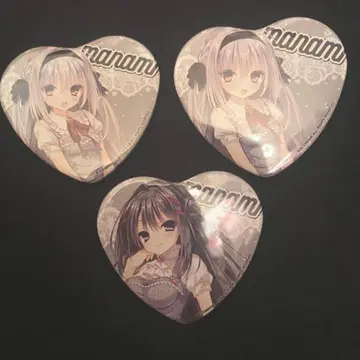 진애의 백합은 붉게 물든다 캔뱃지