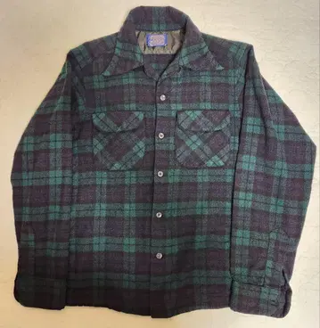 PENDLETON 펜들턴 보드 셔츠 70s S 블랙워치