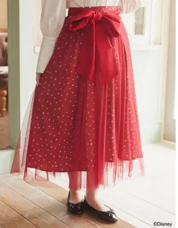 아림 미니 총무늬 스커트