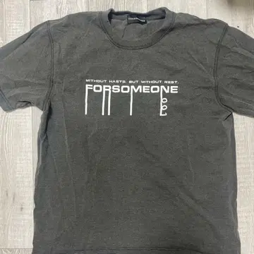 FORSOMEONE 그레이 T셔츠 size 46