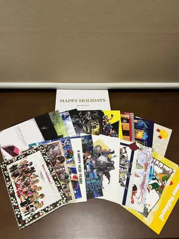 스퀘어 에닉스 홀리데이 카드 18장 세트