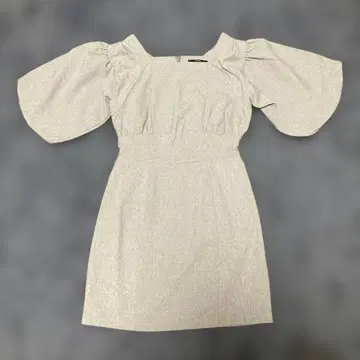 EMODA 그레이 벌룬 슬리브 원피스 F