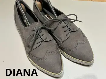 DIANA 레이스업 슈즈 그레이
