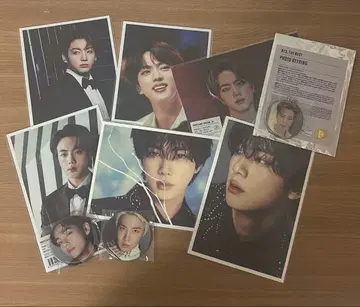 BTS 엽서, 캔뱃지, 키링