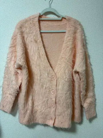 로리즈팜 샤기 V 가디건