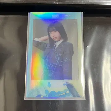 히나타자카46 오노 마나미 신참자 폴라로이드풍 클리어 카드