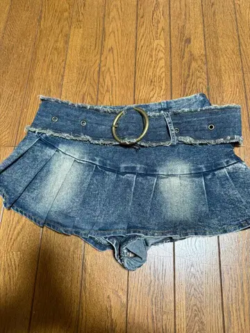 WEGO 플리츠 미니 스커트