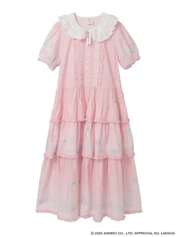 핑크하우스 리틀트윈스타 패턴 원피스