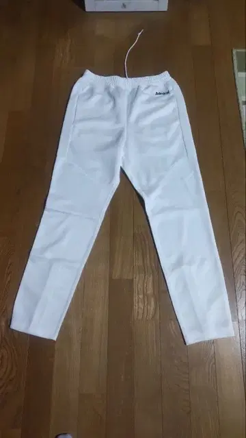 화이트 폴리에스테르 M 사이즈 팬츠