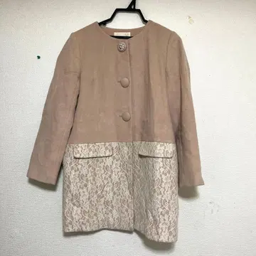 꽃무늬 레이스 코트