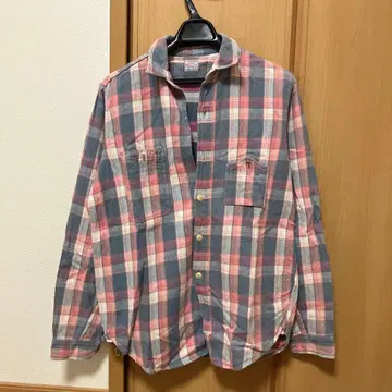 WAREHOUSE 체크 무늬 긴팔 셔츠 L