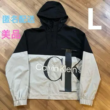 Calvin Klein Jeans 후드 부착 나일론 자켓 아우터 L