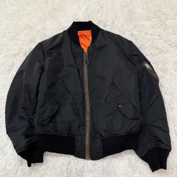 1726 알파인더스트리 MA-1 플라이트 자켓 S 80s 블랙
