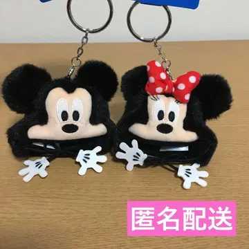 도쿄 디즈니 리조트 팬캡 키체인 미키 미니 페어